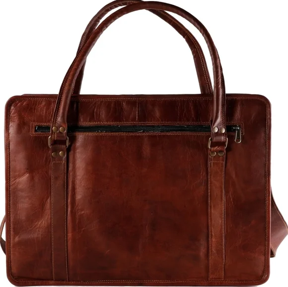 Beautiful leather work bag - Picture 2 of 6